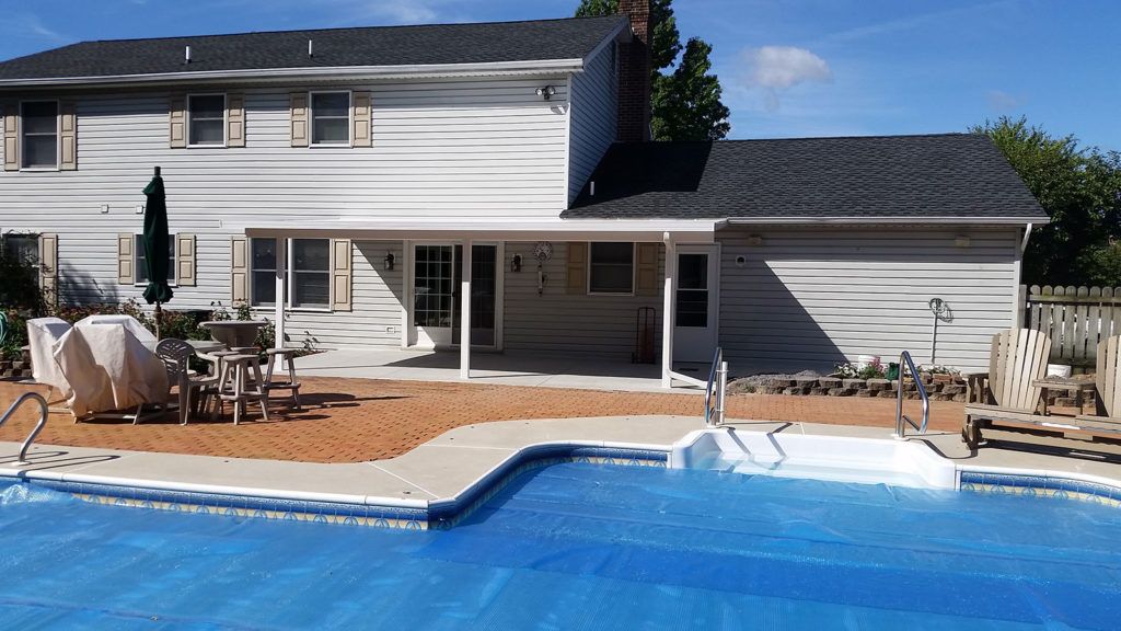 Prestige insulated patio cover on a residential home